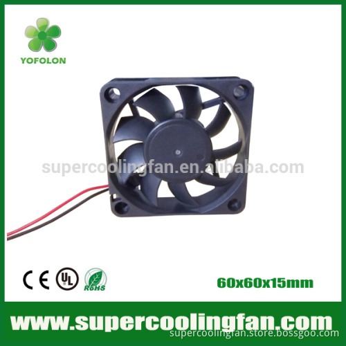 60x60x15mm 5V 12V 60mm dc brushless fan